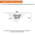 thumbnail image 2 of Engagement Gift, My Humans are Getting Married Dog Bandana, Wedding Photo Prop, Pet Scarf, Dog Engagement Announcement, Pet Accessories (Black), 2 of 5
