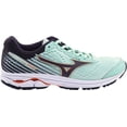thumbnail image 3 of Mizuno Women's Wave Rider 22 Running Shoe, Size 9, Misty Jade-Graphite (429G), 3 of 7