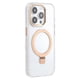 thumbnail image 1 of For iPhone 14 Pro Case Compatible with MagSafe Kickstand TPU + PC Clear Phone Cover - Green, 1 of 5