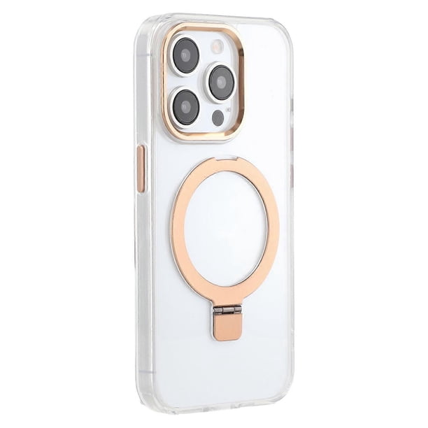 For iPhone 14 Pro Case Compatible with MagSafe Kickstand TPU + PC Clear Phone Cover - Green