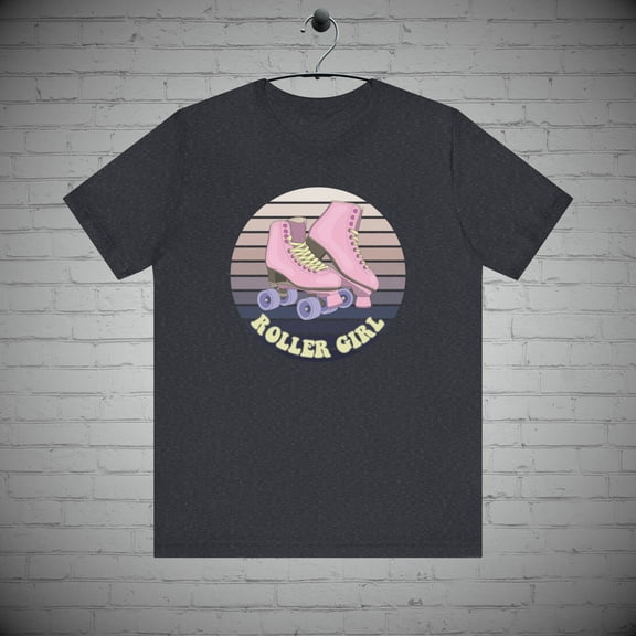 Roller skating t-shirt, Roller Girl tee, Skate park fashion