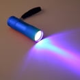 thumbnail image 4 of Linterna Ultravioleta 9LED UV Linterna portátil Luz morada Antideslizante 395nm Luz de fondo (Azul), 4 of 4