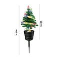 thumbnail image 4 of Kmdttou Outdoor Solar Lights Outdoor Solar Christmas Tree Light ,Solar Powered Prelit Small Christmas Tree For Holiday Outside Garden Yard Decor, 4 of 9