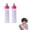 White*a225, variant on 2pc Baby Doll Bottle Accessories Feeding Bottle Toys Magic Disappearing Milk & Juice Pretend Play Set
