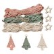 thumbnail image 1 of Macrame Woven Christmas Tree DIY Kit Christmas Craft Gift Kit Very Suitable for Family Friends Perfect Holiday Gifts, 1 of 5