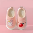 thumbnail image 6 of GXWEA Girls Slippers Slippers Kids Toddler Kids Slippers Cute Animal Cartoon Shoes Girls Boys Warm Winter Household Slippers 12-18 Months, 6 of 8