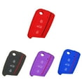 thumbnail image 3 of Key Remote Case Cover Shell For  Golf 7 MK7 Skoda A7 Silicone Car Accessories, 3 of 8