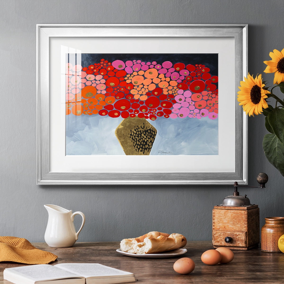 Red Poppies II Premium Framed Print - Ready to Hang