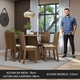 thumbnail image 4 of Juego de Comedor Mesa y 6 Sillas Madesa Sharon ML, 4 of 10
