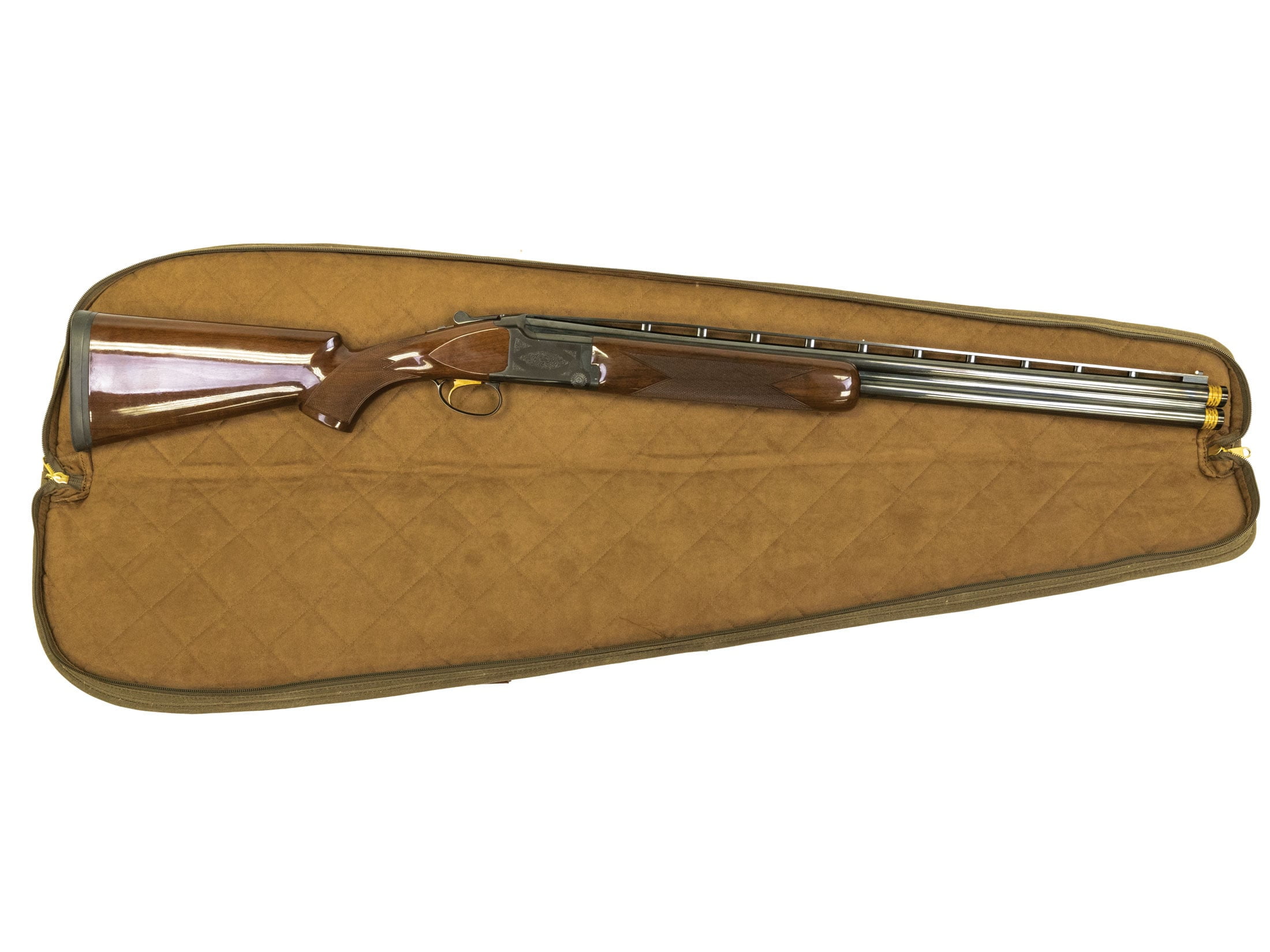 MidwayUSA Waxed Canvas Shotgun Case 46" Olive Brown