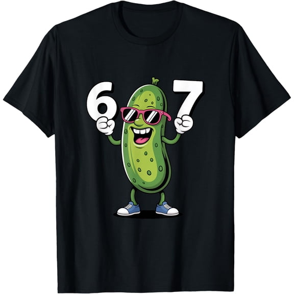 67 Meme Funny Pickle 6 7 Six Seven 6-7 T-Shirt