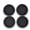 A001- Black, variant on Car Cup Coasters Black Silicone Non Slip Coasters Set of 4 3.5 Inch Cup Holder Inserts for Vehicle Interior Accessories