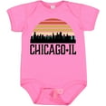 thumbnail image 3 of Inktastic Chicago Illinois Skyline Vintage Boys or Girls Baby Bodysuit, 3 of 5