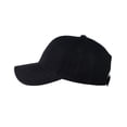 thumbnail image 3 of NYFASHION101 Unisex Plain Adjustable Hook and Loop Baseball Cap VEL100, Black, 3 of 4
