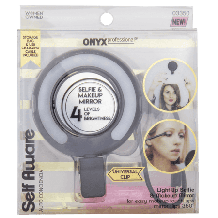 Onyx Self Aware Light Up Selfie & Makeup Mirror