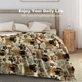 thumbnail image 5 of Pug Blanket Warm Fuzzy Throw Blanket Ultra Soft Bedding for Bedroom Living Room Sofa Couch Kids Adults Gifts for Pug Lovers 60"x50", 5 of 6