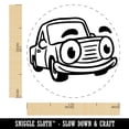 thumbnail image 2 of Cartoon Car with Face Self-Inking Rubber Stamp Ink Stamper - Orange Ink - Medium 1 Inch, 2 of 7