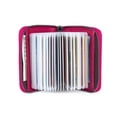 thumbnail image 3 of Genuine Leather Credit Card Holder for Women Card Holder Zipper Wallet RFID Blocking Secure Card Case ID Case Organizer, 3 of 6