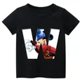 thumbnail image 3 of Nueva camiseta de algodón de alta calidad con combinación de letras de verano para niños, camiseta de manga corta con fuente ABCDEF de Disney Mickey Mouse, 3 of 5