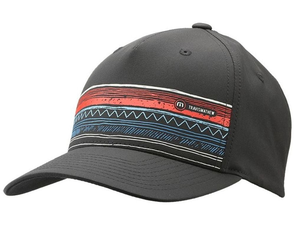NEW Travis Mathew Zissou Black Flexfit 