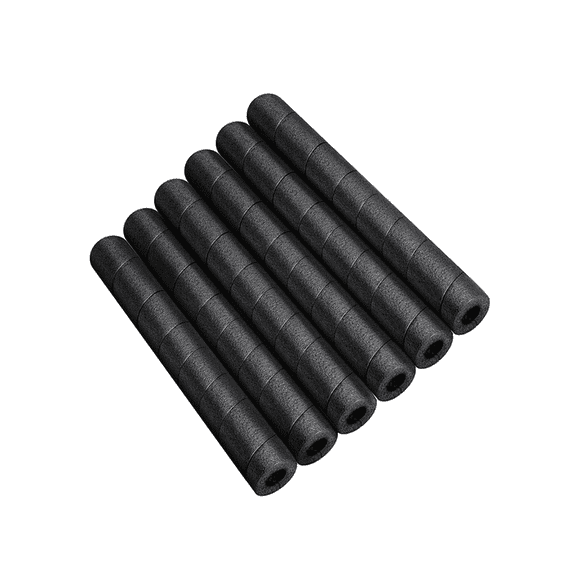 6 Pcs Pipe Insulation Foam Tube -Foam Pipe Covers -Soft Foam Tubing Insulation Wrap Spiral Basement Pole Cover Protector