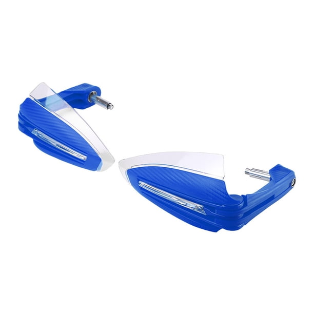 Protector Universal de mango a prueba de viento para motocicleta, 2 uds., con DRL y