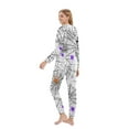 thumbnail image 3 of SDNall Hallowen Family Jumpsuit Woman Hallowen Fashion Cute Spider Print Plush Long Sleeved Jumpsuit Family Parent-Child Wear Mom, 3 of 8