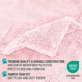 thumbnail image 5 of PetAmi Fluffy Waterproof Dog Blanket For Small Medium Dogs, Soft Warm Pet Sherpa Throw Pee Proof Couch Cover, Reversible Cat Puppy Bed Blanket Sofa Protector, Plush Washable Pad (Pink Blush, 24x32), 5 of 9