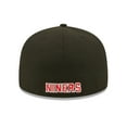 thumbnail image 4 of Men's New Era Black San Francisco 49ers  Flawless 59FIFTY Fitted Hat, 4 of 6