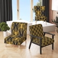 thumbnail image 2 of Designart "Deco Style Modern Pattern" Upholstered Mid-Century Accent Chair - Arm Chair, 2 of 5