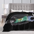 thumbnail image 4 of Couverture Jetée Chant Johnny Couverture en Molleton Couvertures en Flanelle Couverture Duveteuse Confortable en Peluche Couverture de Voyage 50"x40 Pouces, 4 of 8