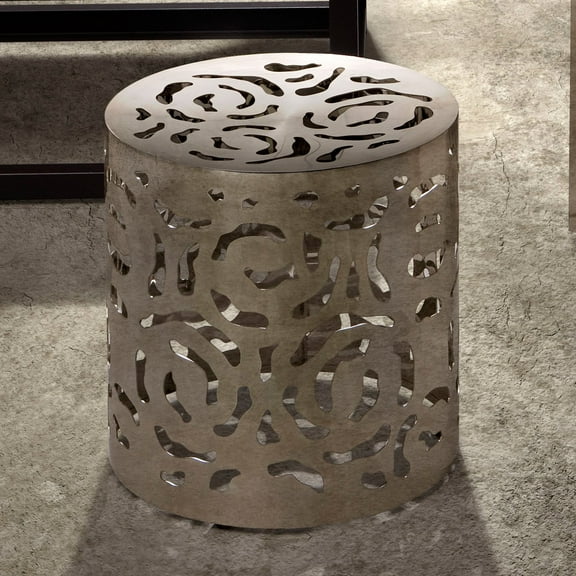 Zuo Kihei Era Furniture Stool in Stainless Steel Finish 401181