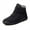 Black, variant on Womens Winter Snow Boots Warm Ankle Booties Zero Drop Sole Wide Toe Box Faux Fur Lining