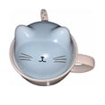 thumbnail image 2 of Taza de Cerámica HappyWare Cat Gato Kawaii 'Meow' Azul, 2 of 3