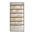 thumbnail image 2 of Wuztai 6 Pocket Wall Organizer, Hanging File Storage with 2 Hooks, Chart Assignment Document Holder, 2 of 6