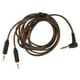 thumbnail image 1 of 3.5 mm Un cable doble de reemplazo de auriculares de 2.5 mm, enchufe y reproducir el cable de auriculares 47.2 Pulgadas de cobre sin oxísgeno suave para hE1000 para 350 párr., 1 of 7