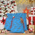 thumbnail image 5 of Fuzoiu Cute Shark Print Christmas Gift Bag,Burlap Gift Bag with Drawstring Closure & Hang Tag,Perfect for Holidays, Birthdays, and Special Occasions-Medium, 5 of 7