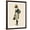 Brown Frame, variant on Art.com Dandy Fox Full Stretched Canvas Print Wall Art by Fab Funky, 12" x 16"