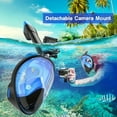 thumbnail image 6 of Full Face Snorkel Mask with Detachable Camera Mount,Snorkeling Swimming Diving Mask Wide View Anti-Fog Anti-Leak for Adult Youth, 6 of 10