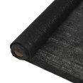 thumbnail image 1 of vidaXL Filet de Confidentialité HDPE 1x25 m Noir, 1 of 4