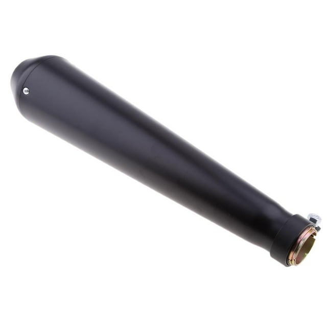 Silenciador Acortado Tubo Modificado de de Moda Motocicleta Moto Accesorio Negro