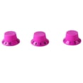 thumbnail image 2 of Perillas de Potenciómetro de Plástico 3 Piezas Perilla de Control de Guitarra Eléctrica Sombrero de Copa Control de Tono de Volumen Perilla de Campana para ANGGREK  Otros, 2 of 8