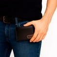 thumbnail image 5 of Cartera negra para hombre Curve café de piel sintética Polo, 5 of 5