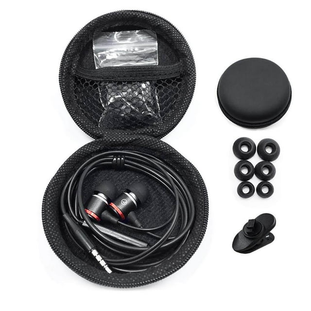 facefd Mobile Phone Wired Headset Extra Bass Subwoofer Earphones In-ear Metal Sports Earphone with Mic