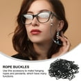 thumbnail image 3 of OUNONA 100Pack Black Plastic Mask Rope Hook Hanging Buckle For Daily Use, 3 of 6