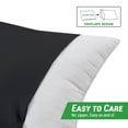 thumbnail image 2 of Gogreen Cooling Pillow Cases (Set of 2) for Hot Sleepers & Night Sweats, Rayon Derived from Bamboo Pillow Case, Breathable and Silky Soft Envelope Pillowcases (Black, Queen 20"x30"), 2 of 7