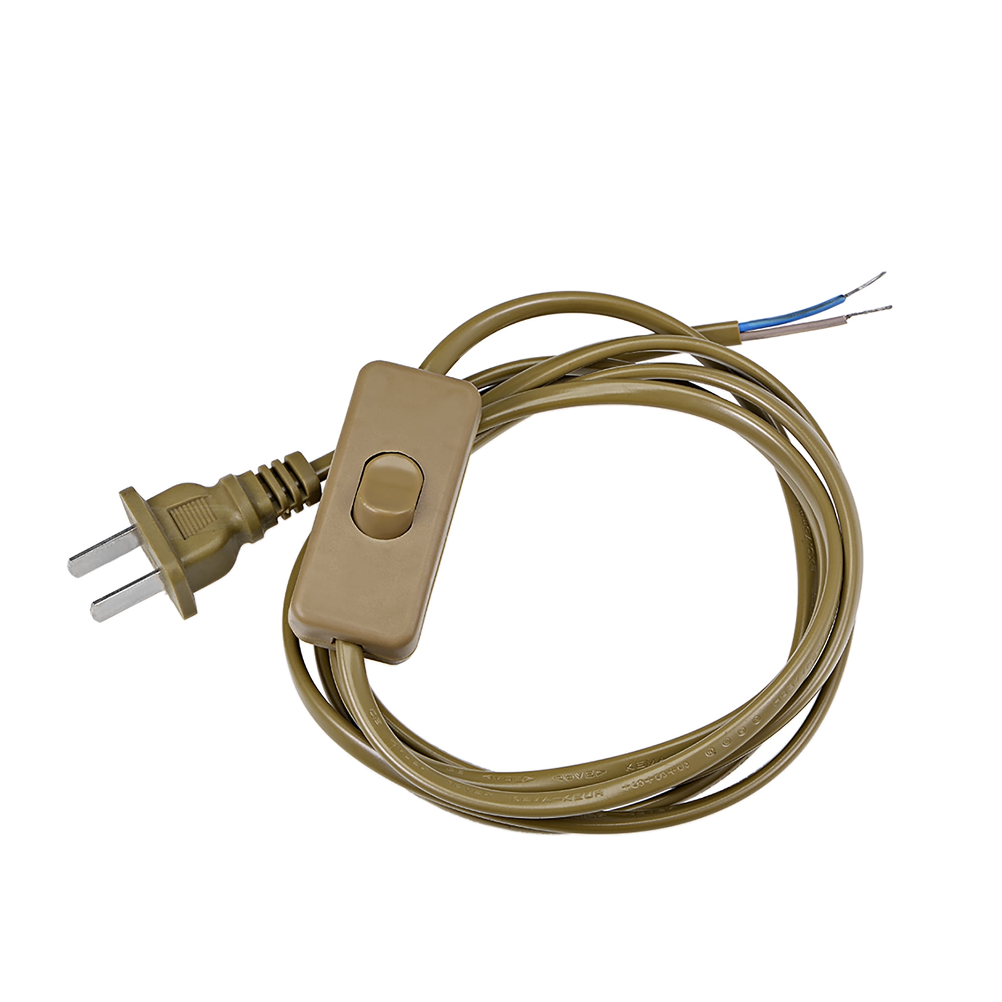 Lamp Cord Inline Button Switch, AC 250V Lamp Light Rocker Switch with 6