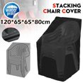 thumbnail image 3 of Housse de Chaise Imperméable pour Extérieur Empilable Jardin Parc patio Mobilier, 3 of 5
