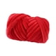 thumbnail image 1 of Hilo grueso para tejer a mano, lavable, suave y voluminoso, hilo tubular jumbo Rojo, 1 of 9