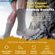 thumbnail image 2 of Calcetines FOOTPLUS de cobre para correr, senderismo y golf, 6 pares, 2 of 7